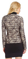 Thumbnail for your product : Betsey Johnson Reversible Leopard-Print Packable Down Jacket