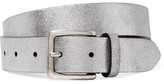 Thumbnail for your product : Andersons Metallic Textured-leather Belt