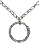 Thumbnail for your product : Gucci Silver Snake Ring Necklace