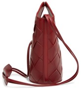 Thumbnail for your product : Elizabeth and James Small Market Woven Leather Crossbody Shopper