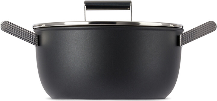 SMEG Black '50s Style Low Casserole Dish