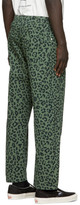 Thumbnail for your product : Vyner Articles Green Leopard Chaos Lounge Pants