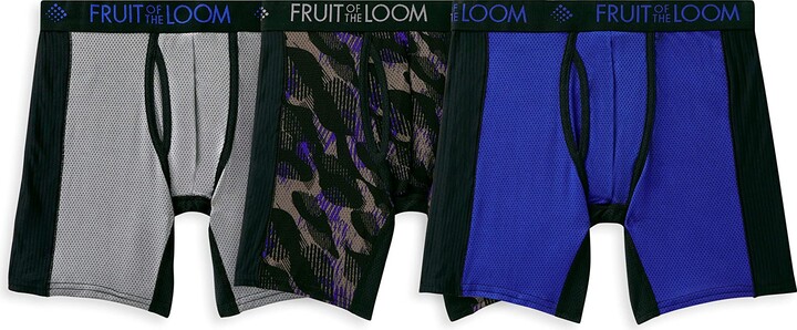  Fruit Of The Loom Mens Breathable Underwear Boxer