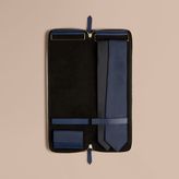 Thumbnail for your product : Burberry Grainy Leather Tie Case