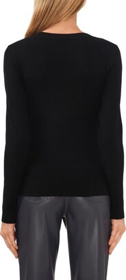 Halogen Front Cutout Sweater