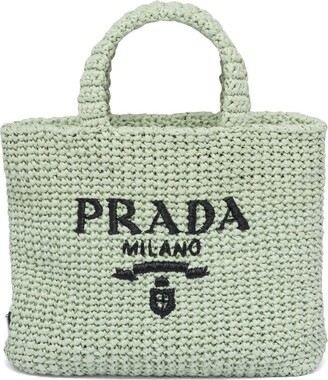 Prada Small Crochet Tote Bag - ShopStyle
