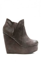 Thumbnail for your product : Two Lips Too Elite Distressed Wedge Bootie