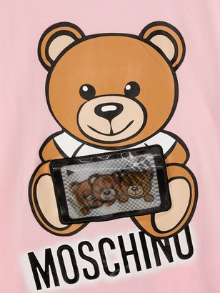 MOSCHINO BAMBINO teddy bear-print T-shirt