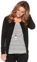Thumbnail for your product : M&Co Zip fasten cardigan