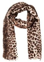 Thumbnail for your product : By Malene Birger Leopard Print Scarf