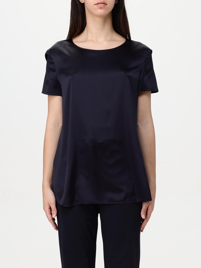 Max Mara Top Woman color Blue - ShopStyle