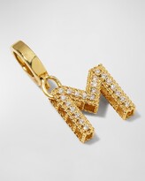 Thumbnail for your product : Roberto Coin 18k Gold & Diamond Letter M Charm