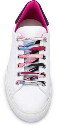 Pucci Scarf Lace-Up Sneakers