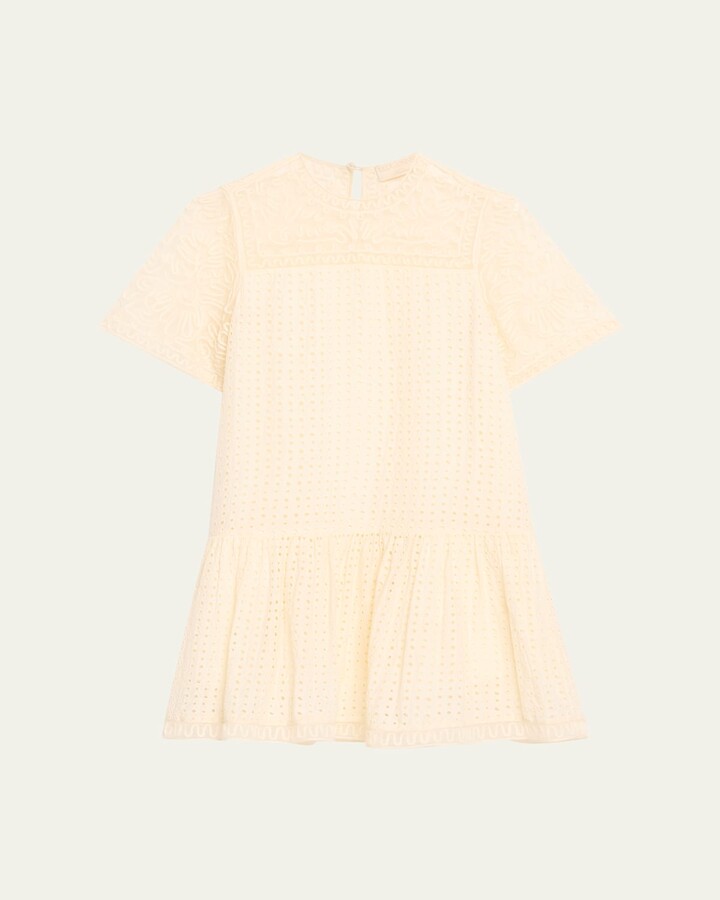Ulla Johnson Gabi Embroidered Mini Dress