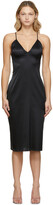 Thumbnail for your product : Fleur Du Mal Black Luxe Lace Back Slip Dress