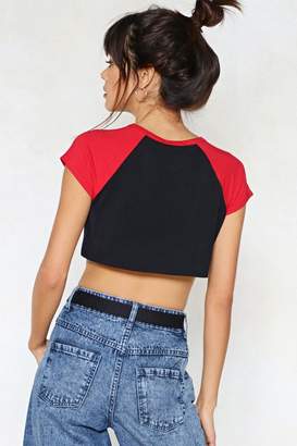 Nasty Gal Wait It Out Crop Tee