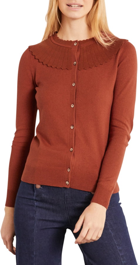 boden abercorn scallop cardigan