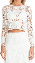 Thumbnail for your product : Alexis Laiden Lace Crop Top