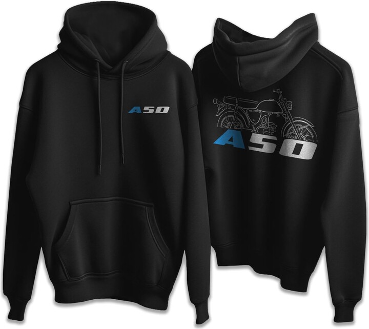 Generic A50 & A70 & A80 & A90 & A100 (1966-1980) Hoodie - Motorcycle Rider Sweatshirt for Men & Women