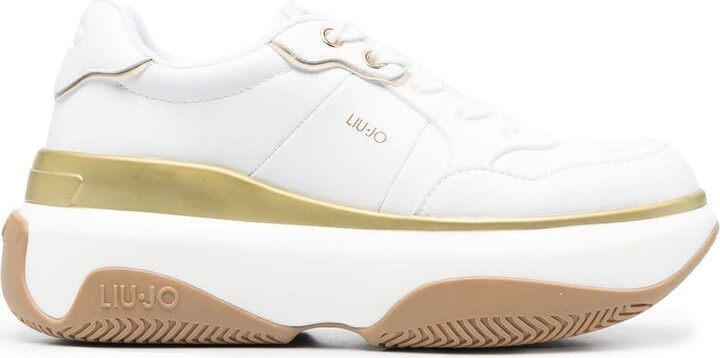 Liu Jo Platform Lace-Up Sneakers - ShopStyle