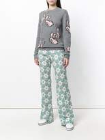 Thumbnail for your product : Prada floral print flared trousers