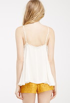 Thumbnail for your product : Forever 21 Crochet-Trimmed Trapeze Cami