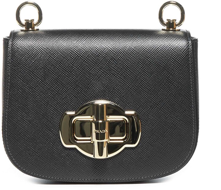 prada lock bag
