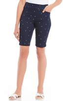 Thumbnail for your product : Intro Sheri Pintuck Pull-On Stripe Bermuda Shorts