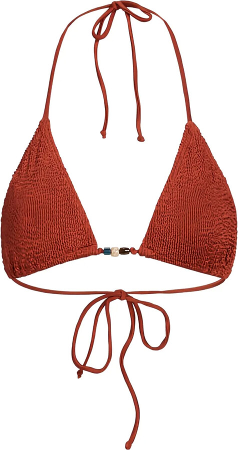 Bondeye beaded Ingrid bikini top