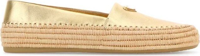 Prada Triangle-Logo Espadrilles