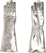 Thumbnail for your product : Calvin Klein Metallic Leather Gloves