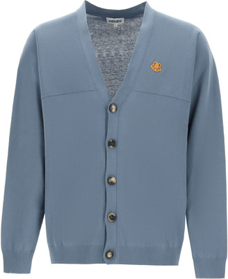 mens light blue cardigan