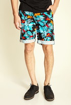 Thumbnail for your product : Forever 21 Tropical Print Shorts