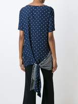 Thumbnail for your product : Antonio Marras contrast panel shortsleeved top