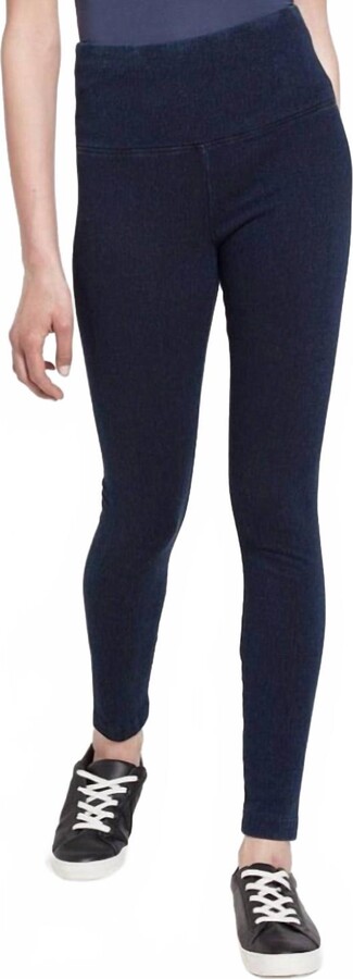 Lysse Denim Skinny Ankle-Length Leggings In Indigo