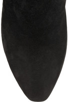 Thumbnail for your product : Alexander McQueen Cutout suede knee boots