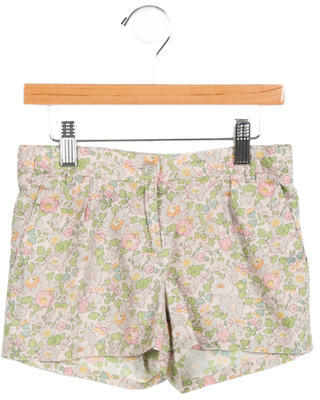 Bonpoint Girls' Floral Print Shorts