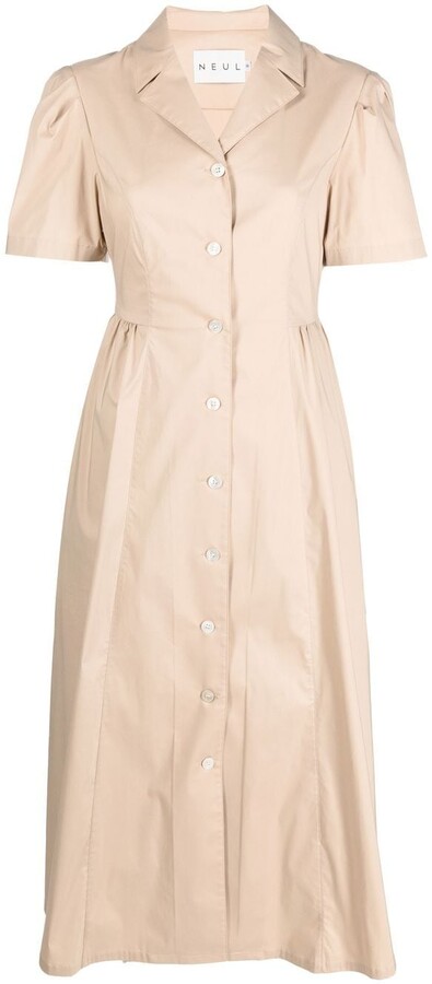 mid calf shirt dress