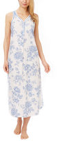 Thumbnail for your product : Carole Hochman Floral Print V Neck Nightgown