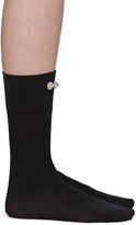 Thumbnail for your product : Simone Rocha Black Embellished Ankle Socks