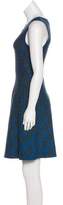 Thumbnail for your product : Issa Printed Knit Dress Blue Printed Knit Dress