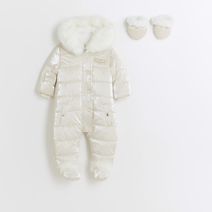 Faux Fur Coat Baby Girl Coats River Island Padded Coat River