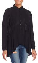 Thumbnail for your product : Saks Fifth Avenue RED Ruffle-Hem Blouse