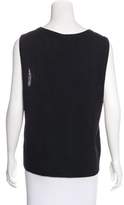Thumbnail for your product : St. John Sleeveless Wool Knit Top