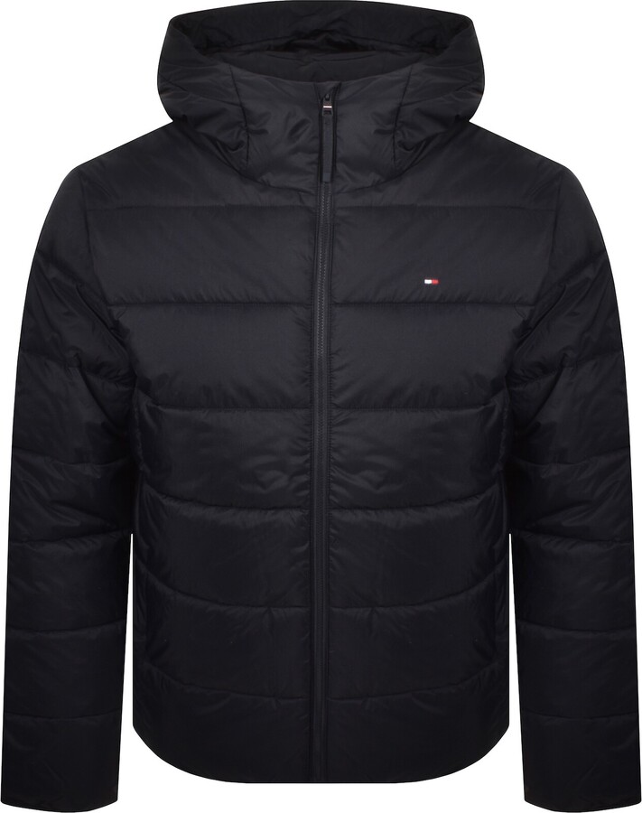 Tommy Hilfiger Mid Weight Hooded Jacket Navy