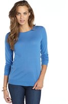 Thumbnail for your product : QUINN light blue cashmere knit 'Sadie' crewneck sweater