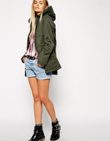 Thumbnail for your product : ASOS Waxed Jacket with Pocket Detail
