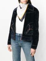 Thumbnail for your product : Stella McCartney logo print neck scarf