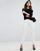 Thumbnail for your product : ASOS DESIGN Pencil Straight Leg Jeans in Villa Blanca White