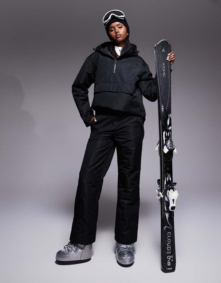 Threadbare Ski pants with pocket detail in black